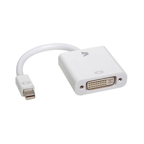 Mini DisplayPort til DVI-adapter V7 CBL-MD1WHT-5E Hvid