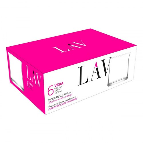 Glassæt LAV Vera 360 ml 6 Dele