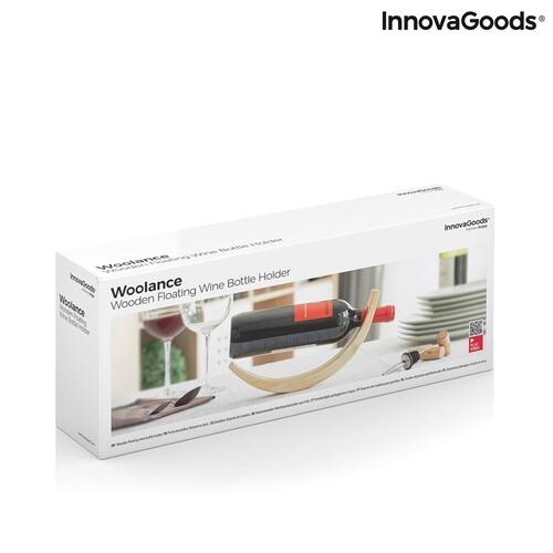 Flydende træ vin flaske Holder Woolance InnovaGoods