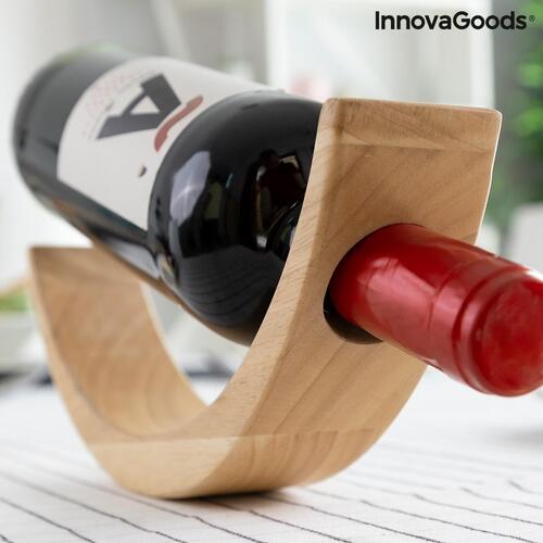 Flydende træ vin flaske Holder Woolance InnovaGoods