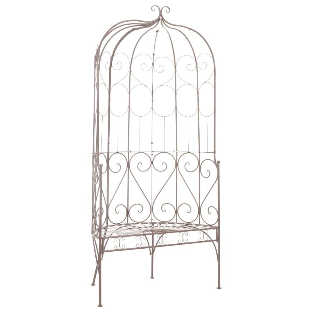 Havebænk 95 Cm Jern Antik Brun