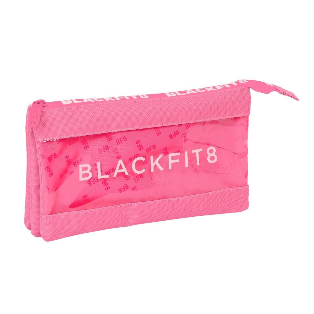 Tredobbelt Bæretaske Blackfit8 Glow Up Pink 22 X 12 X 3 Cm