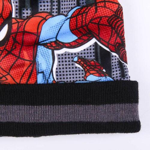 Hue, Vanter og Halsedisse Spiderman Grå (Onesize)