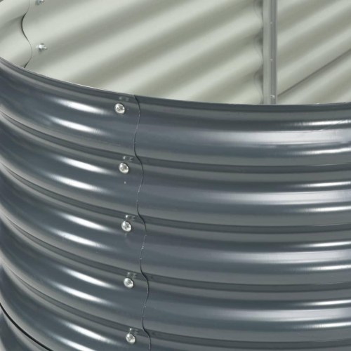 Forhøjet plantekasse 240 x 80 x 81 cm - grå