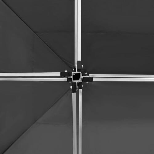 Foldbart festtelt aluminium 4,5 x 3 m antracitgrå