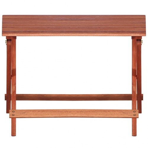 Udendørs spisebordssæt til børn 4 dele massivt eukalyptustræ