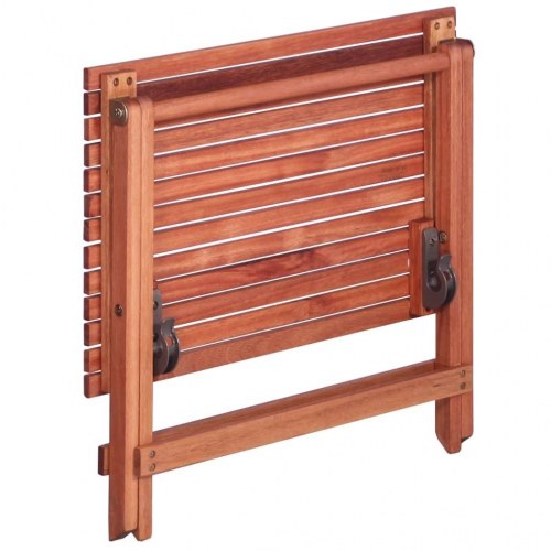 Udendørs spisebordssæt til børn 4 dele massivt eukalyptustræ