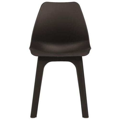 Havestole 2 stk. brun plastik