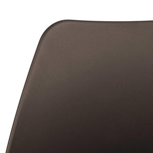 Havestole 2 stk. brun plastik
