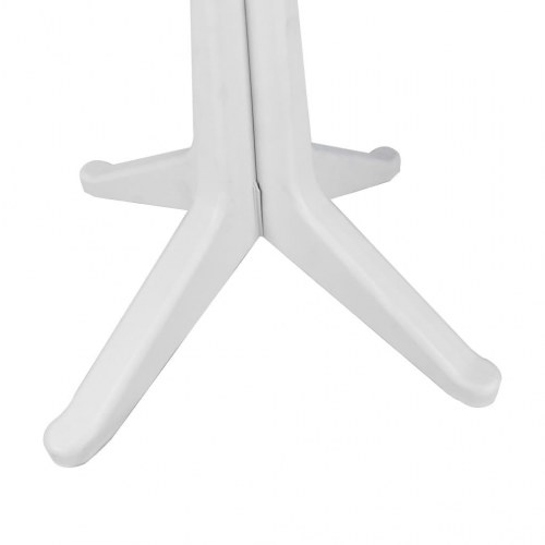 Havebord i plastik 70 cm hvid