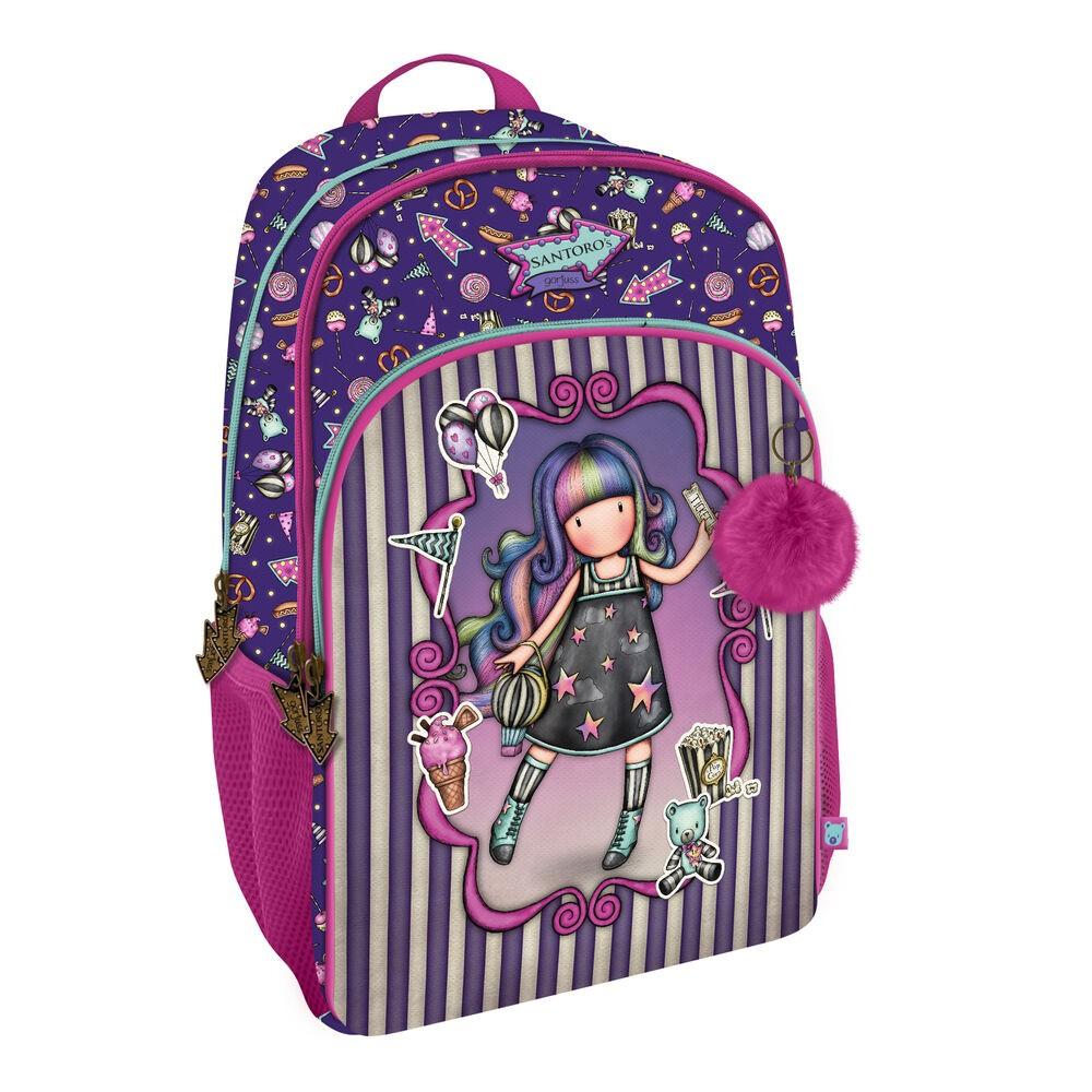 Skoletaske Gorjuss Up And Away Lilla 29 X 45 X 17 Cm