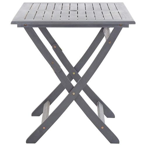Foldbart havebord 120 x 70 x 75 cm massivt akacietræ