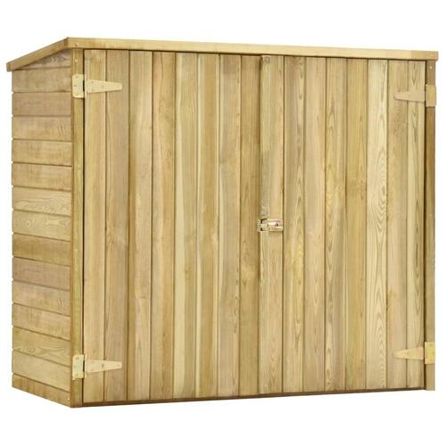 Redskabsskur 135 x 60 x 123 cm imprægneret fyrretræ