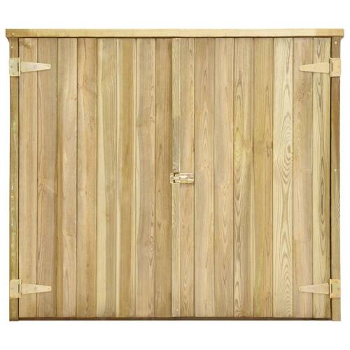 Redskabsskur 135 x 60 x 123 cm imprægneret fyrretræ
