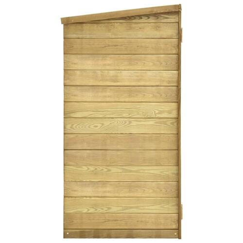 Redskabsskur 135 x 60 x 123 cm imprægneret fyrretræ