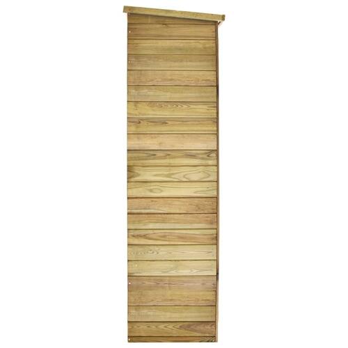 Redskabsskur 123 x 50 x 171 cm imprægneret fyrretræ