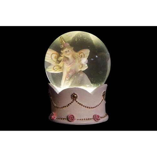 Luminous Decoration Snebold Krystal Harpiks (6,5 x 6,5 x 8,5 cm) (2 enheder)