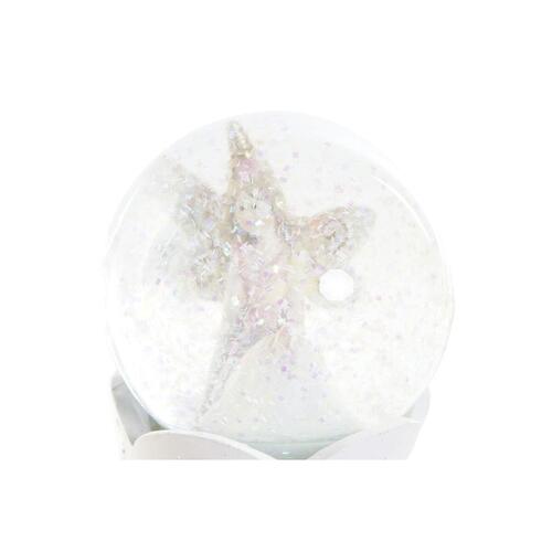 Luminous Decoration Snebold Krystal Harpiks (6,5 x 6,5 x 8,5 cm) (2 enheder)