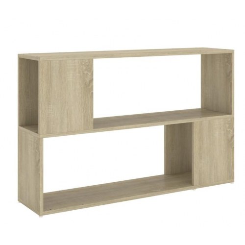 Bogreol 100x24x63 cm konstrueret træ sonoma-eg