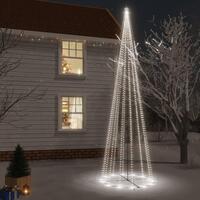 Kegleformet juletræ 230x800 cm 1134 LED'er koldt hvidt lys