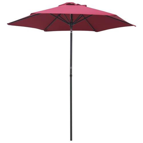 Parasol 200x224 cm aluminium bordeaux