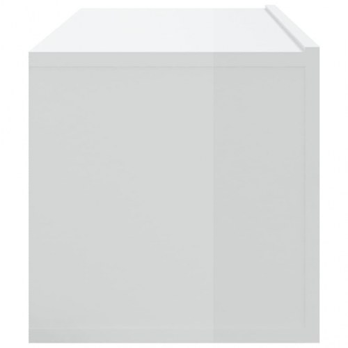 Tv-skabe 2 stk. 100x30x30 cm konstrueret træ hvid højglans