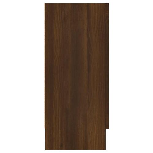 Skænk 120x30,5x70 cm konstrueret træ brun egetræsfarve