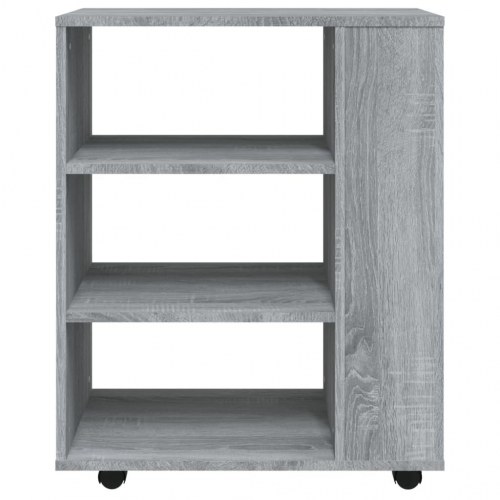 Rullebord 60 x 35 x 75 cm - grå sonoma-eg
