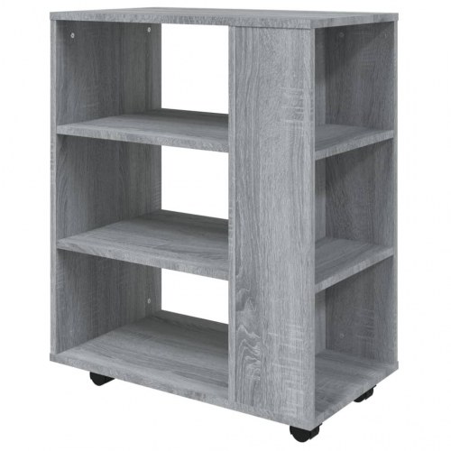 Rullebord 60 x 35 x 75 cm - grå sonoma-eg