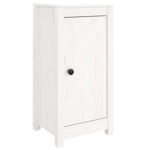 Skænk 40x35x80 cm massivt fyrretræ hvid