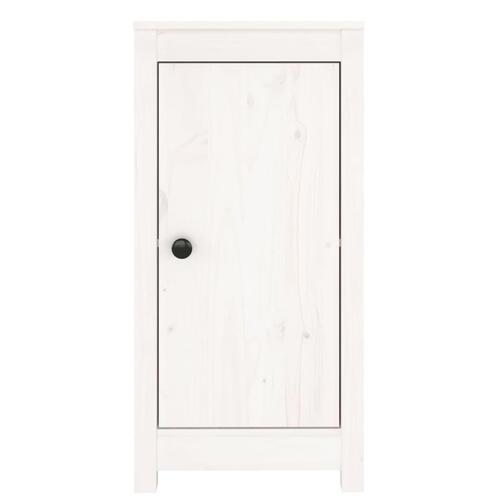 Skænk 40x35x80 cm massivt fyrretræ hvid