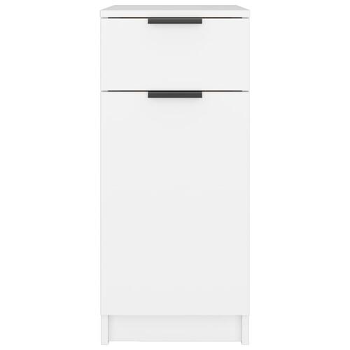 Skrivebord 33,5x50x75 cm konstrueret træ hvid