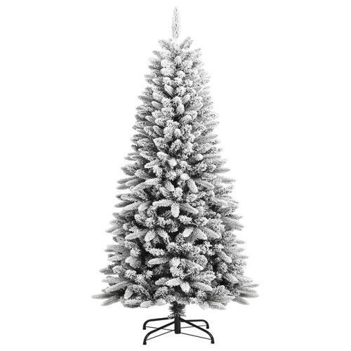 Kunstigt juletræ med sne 120 cm PVC og PE