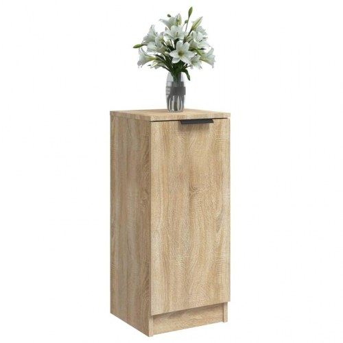 Skænk 30x30x70 cm konstrueret træ sonoma-eg
