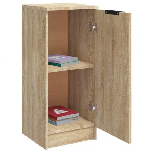 Skænk 30x30x70 cm konstrueret træ sonoma-eg