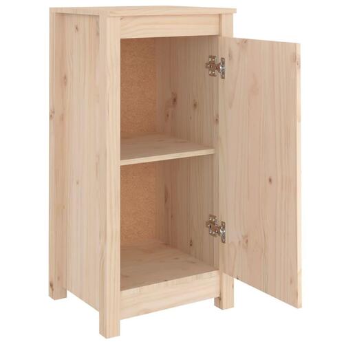Skænke 2 stk. 39x35x80 cm massivt fyrretræ grå
