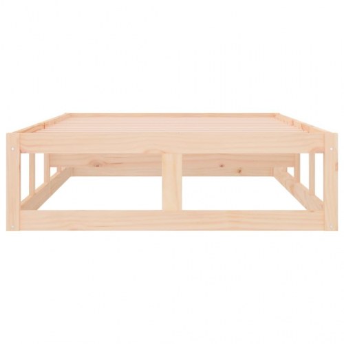 Sengeramme 90x200 cm i massivt fyrretræ - enkeltmandsseng med lameller