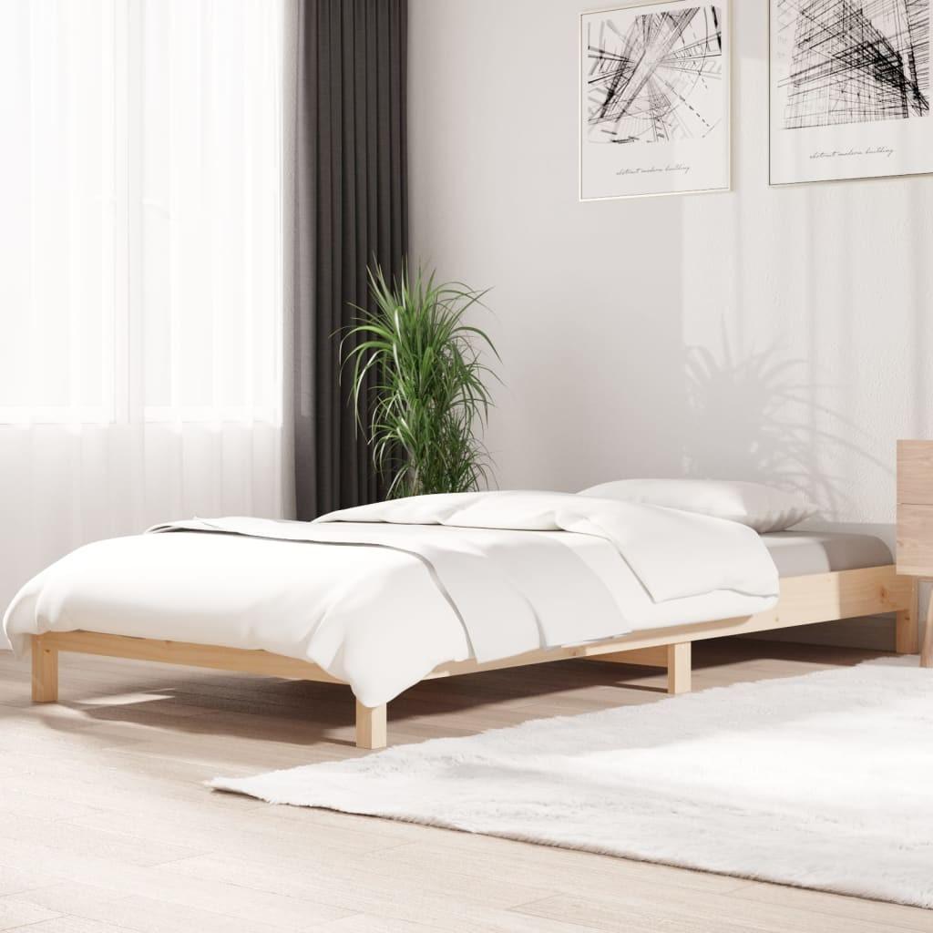 Stabelbar seng 90×190 cm massivt fyrretræ