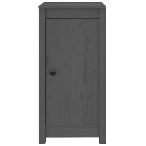Skænk 40x35x80 cm massivt fyrretræ grå