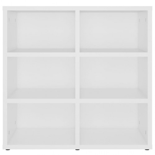 Skoreoler 2 stk. - 12 rum, væghængt eller fritstående, hvid 52,5×30×50 cm
