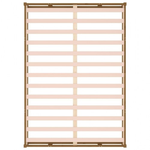 Sengeramme 150x200 cm king size i massivt fyrretræ - gyldenbrun