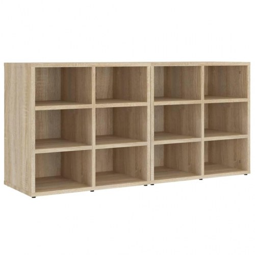 Skoreoler 2 stk. - 52,5×30×50 cm i sonoma-eg