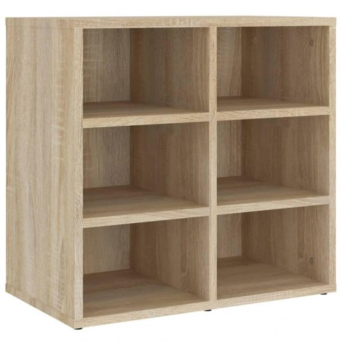 Skoreoler 2 stk. - 52,5×30×50 cm i sonoma-eg