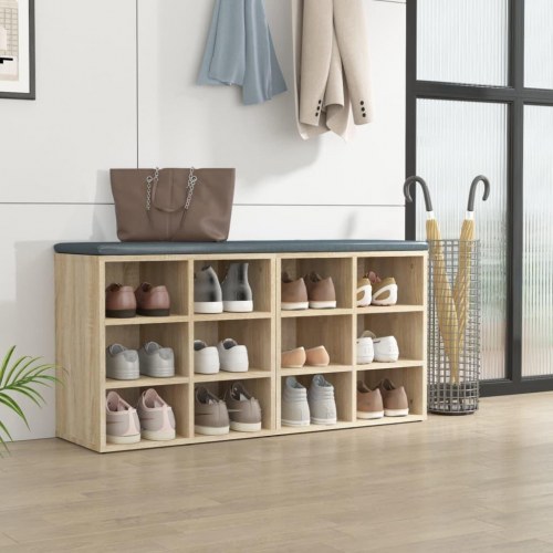 Skoreoler 2 stk. - 52,5×30×50 cm i sonoma-eg