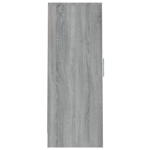 Skoskab 32x35x92 cm konstrueret træ grå sonoma-eg