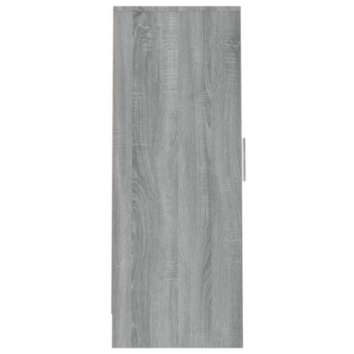 Skoskab 32×35×92 cm i konstrueret træ - grå sonoma-eg