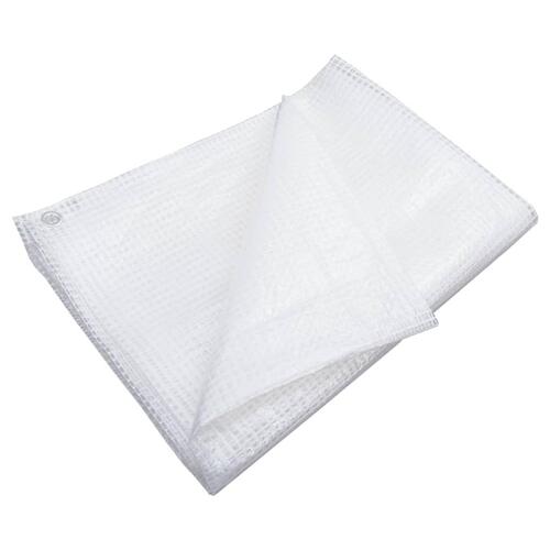 Leno-presenning 140 g/m² 6x12 m hvid
