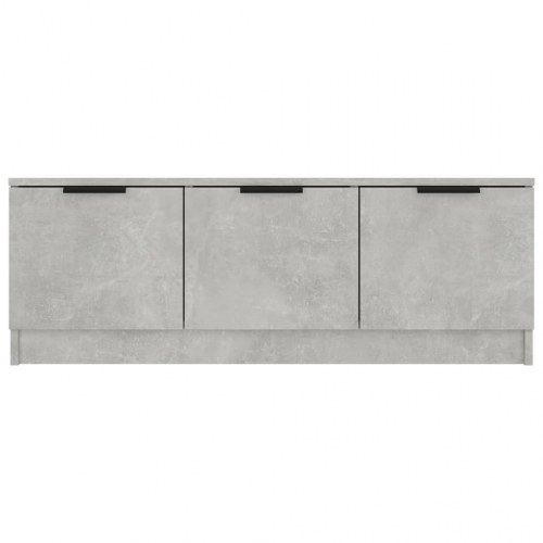 Tv-bord 102x35x36,5 cm konstrueret træ betongrå