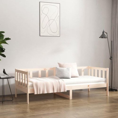 Daybed 80 x 200 cm uden madras - massivt fyrretræ