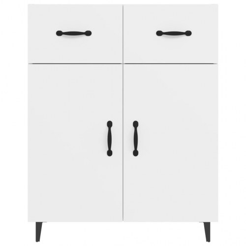 Skænk 69,5 x 34 x 90 cm i konstrueret træ - hvid